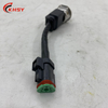 Fuel Rail Pressure Sensor with Cable 4954245EF Fit for Cummins Z13 Engine